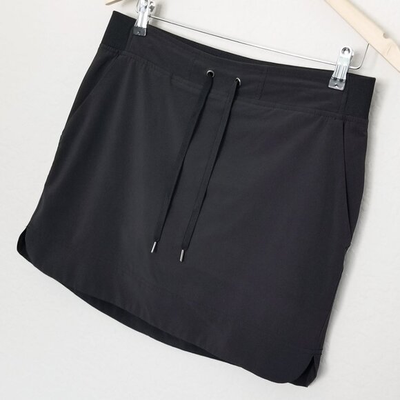 Athleta Midtown Skort Black Size 10 Inner Shorts A Line Athleisure Sporty Active - Picture 15 of 15
